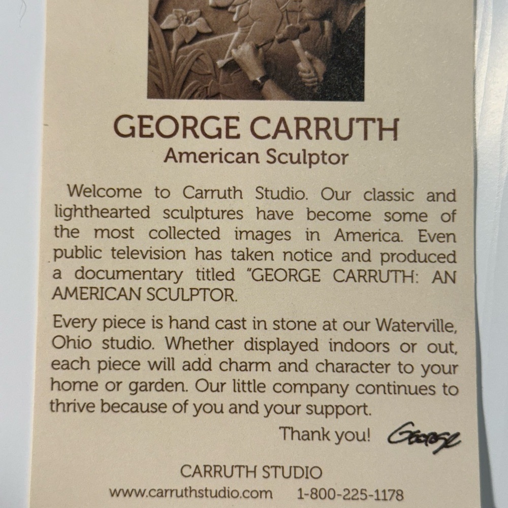 George Carruth Sculptor Ruff Seas - Picture 5 of 5